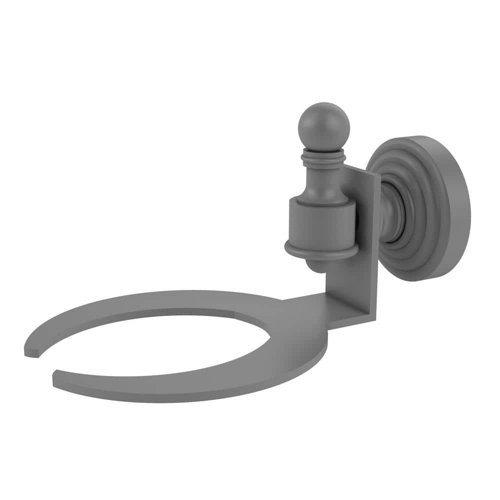 Allied Brass Retro-Wave Wall Mounted Soap Dish in Matte Gray