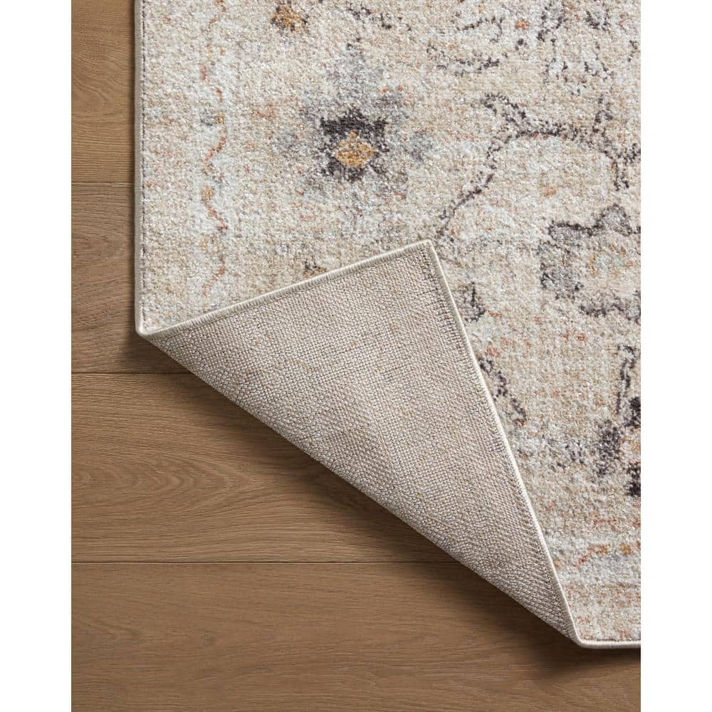 Monroe Natural Multi Synthetic Rectangular Area Rug 6'-7" x 9'-3"