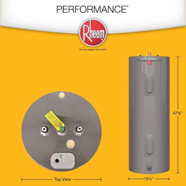 Rheem Performance 30 gal. Tall 4500-Watt Double Element Manufactured Housing Electric Water Heater with 6-Year Warranty 644691