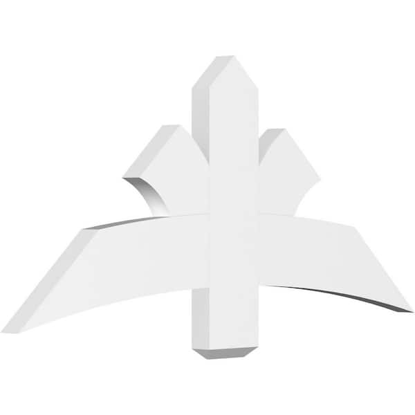 Ekena Millwork Davenport 48 in. W x 22 in. H x 2 in. D Signature Polyurethane Bracket