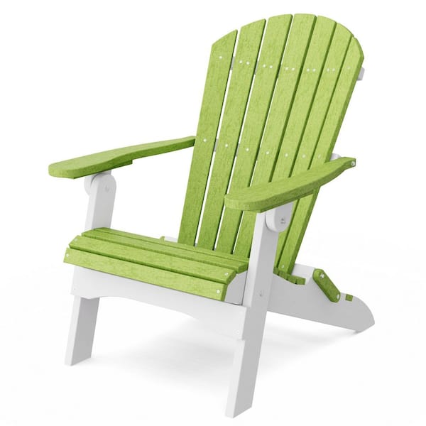 【大根侍】 ②助手席フラット【大花束グリーン】 Wildridge Heritage Lime Green and White Plastic Outdoor Folding