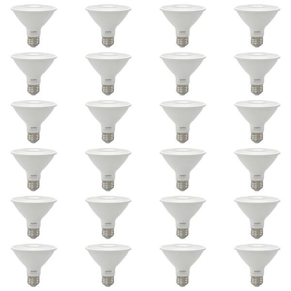 EcoSmart PAR30 LED Flood Light Bulbs - 75W Equivalent Dimmable Daylight (2-Pack)
