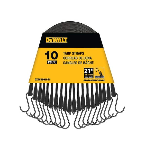 DEWALT 21 in. Tarp Straps 10PK