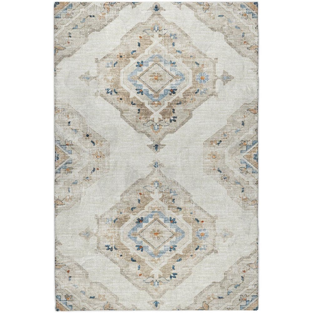 Dream Shag Premium Machine Washable Abstract ADS91 Linen 10 ft. x 14 ft. Area Rug price history on PriceWatchPro