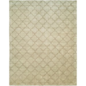 Avalon Beige 2 ft. x 10 ft. Solid Color Area Rug