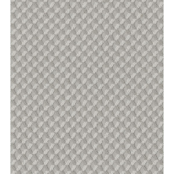 Shaw Exquisite - Rock Crystal - Gray 39.3 oz. Nylon Pattern Installed Carpet