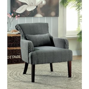 Tuckertown Gray Polyester Upholstered Accent Chair