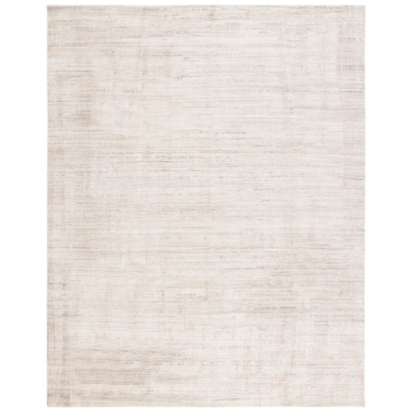 Mirage 6 ft. x 9 ft. Beige/Gray Solid Color Area Rug