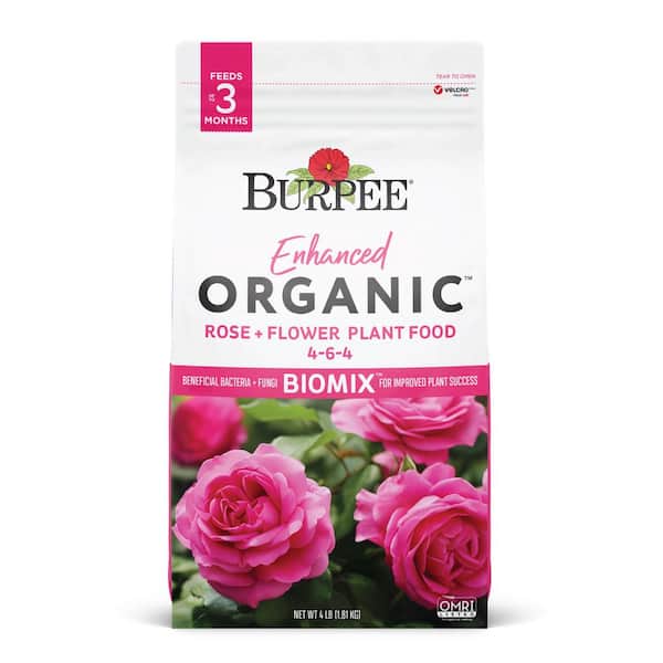 Burpee 4 lbs. Enhanced Organic Rose and Bloom Plant Food