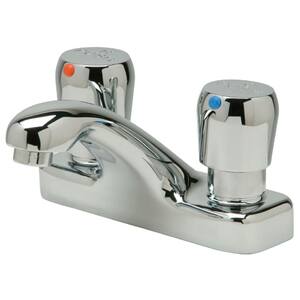 Aquasense 4 in. Centerset 2-Handle Bathroom Faucet in Chrome