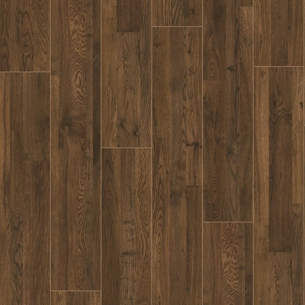 Glover Grove Reclaimed Oak 8 mm T x 8 in. W Water Resistant Laminate Wood Flooring(21.26 sq. ft./Case)