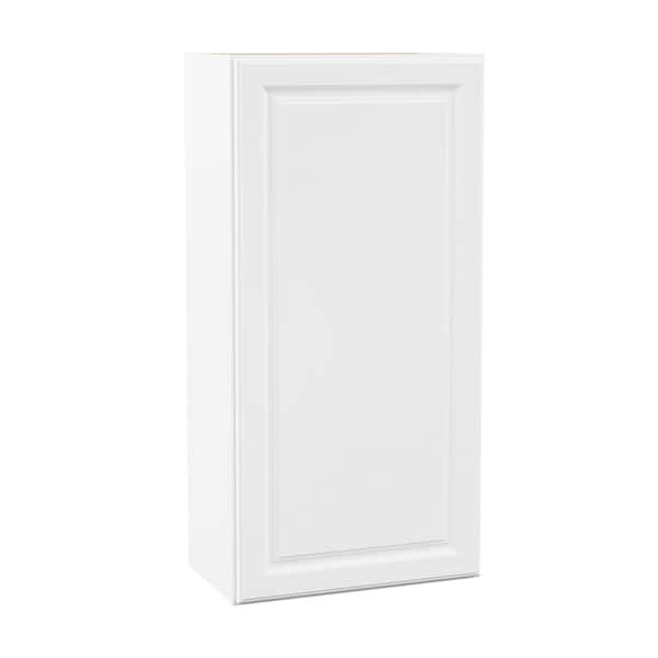 Hampton 21 in. W x 12 in. D x 42 in. H Assembled Wall Cabinet in Satin White