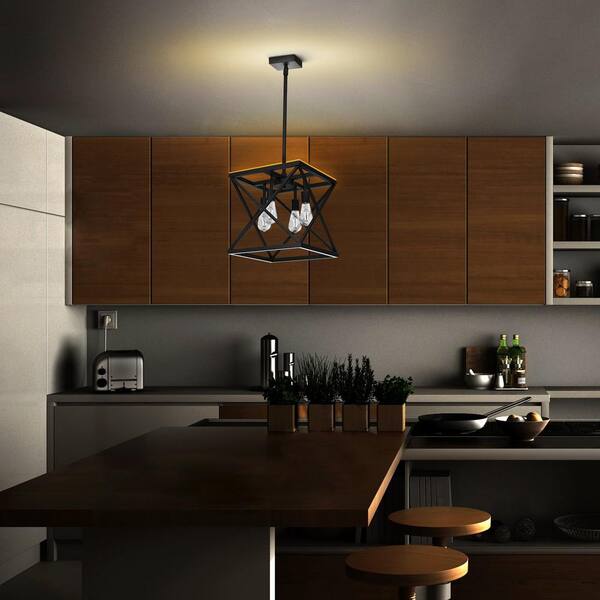 Feit Electric Katalyst 60-Watt 4-Light Matte Black Modern