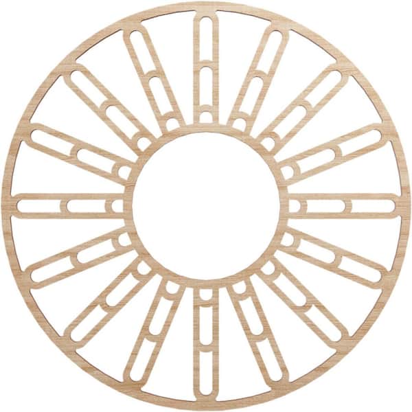 Ekena Millwork 0.25 in. x 7.25 in. x 20 in. Wood Medallion Moulding
