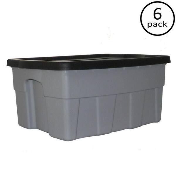 Centrex Plastics 8 Gal. Dura Box Storage Bin (6-Pack)