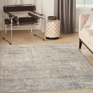 Concerto Beige/Grey 5 ft. x 7 ft. Abstract Rustic Area Rug