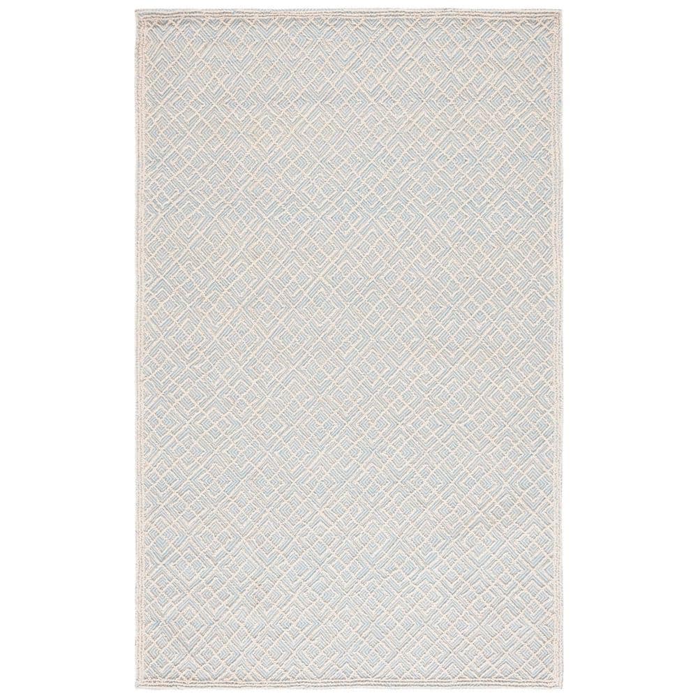 Martha Stewart 9 ft. x 12 ft. Ivory/Blue Diamond Geometric Area Rug price history on PriceWatchPro