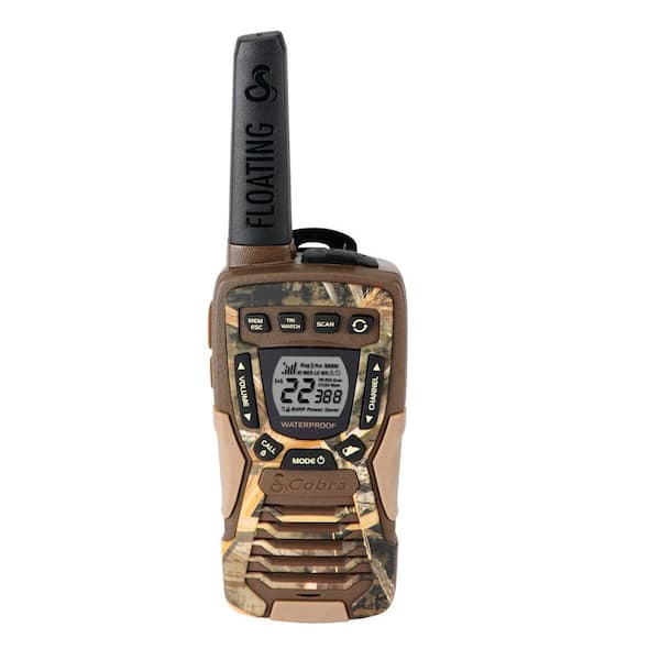 Cobra ACXT1035R FLT 37- Mile Range, Rugged And Floating 2-Way Radio, Camo (2-Pack )