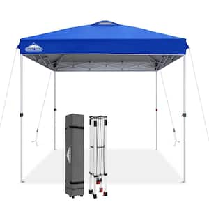 EAGLE PEAK 8 ft. x 8 ft. Straight Leg Instant Canopy Pop Up Tent Sheter E64ST BGE HD The Home Depot