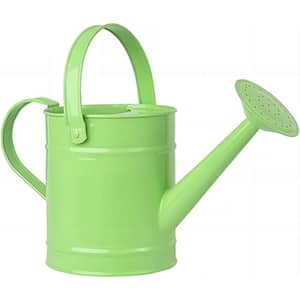1.5 l Small Bright Green Watering Can for Indoor Outdoor Plants, Cute Little Kids Gardening Watering Cans