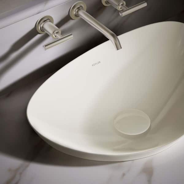 KOHLER Veil Novelty/Specialty Fireclay Vessel Bathroom Sink in