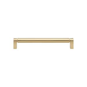 7-9/16 in. Center to Center Champagne Gold Smooth Bar Pull - 4787-192-CHPG