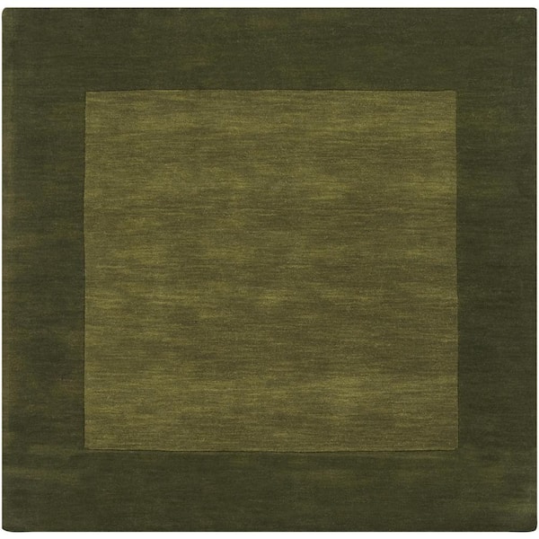 Livabliss Foxcroft Olive 10 ft. x 10 ft. Indoor Square Area Rug