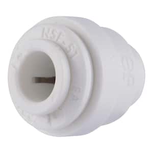 1/4 in. O.D. Push-to-Connect Polypropylene Cap Fitting