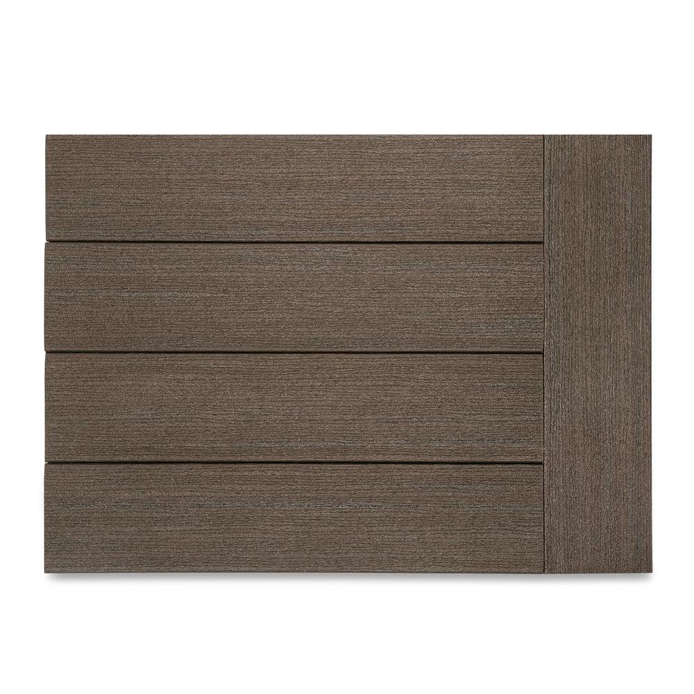 AZEK Composite Prime+ 5/4 in. x 6 in. x 16 ft. Grooved Dark Cocoa