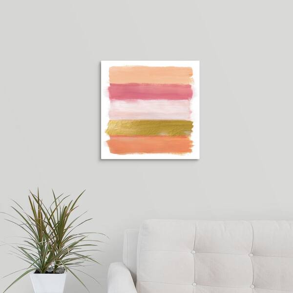 GreatBigCanvas "Coral Strokes" by Nan F Canvas Wall Art