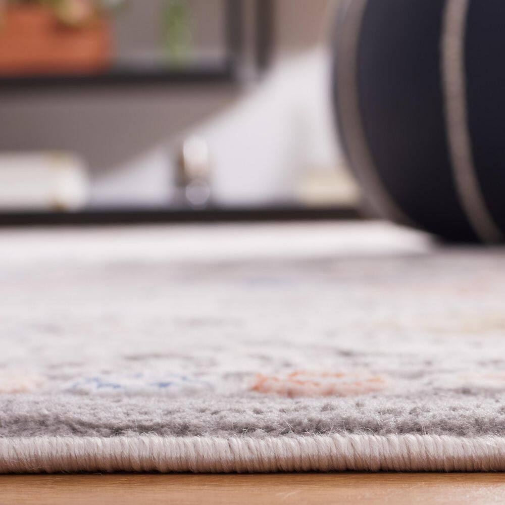 Gray Geometric Tufted 8' x 10' Wool Area Rug