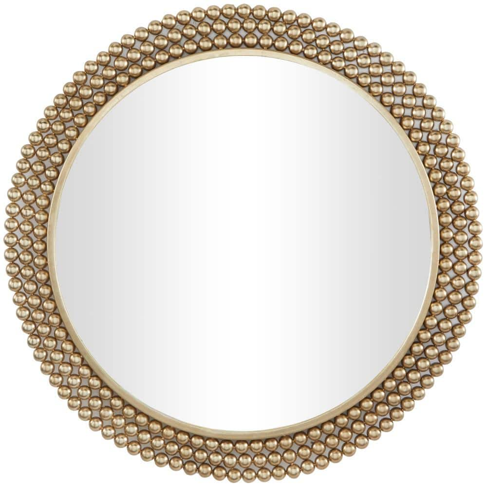 Imfibinga Bead Round Mirror