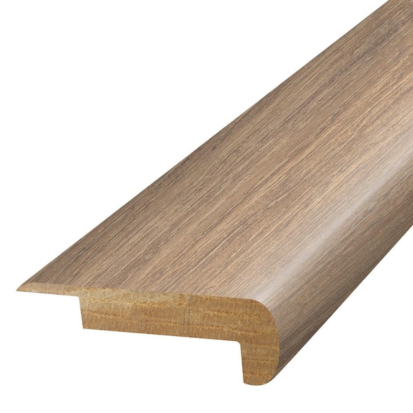PERFORMANCE ACCESSORIES Sand 0.75 in. T x 2.37 in. W x 78.7 in. L Laminate Stair Nose Molding