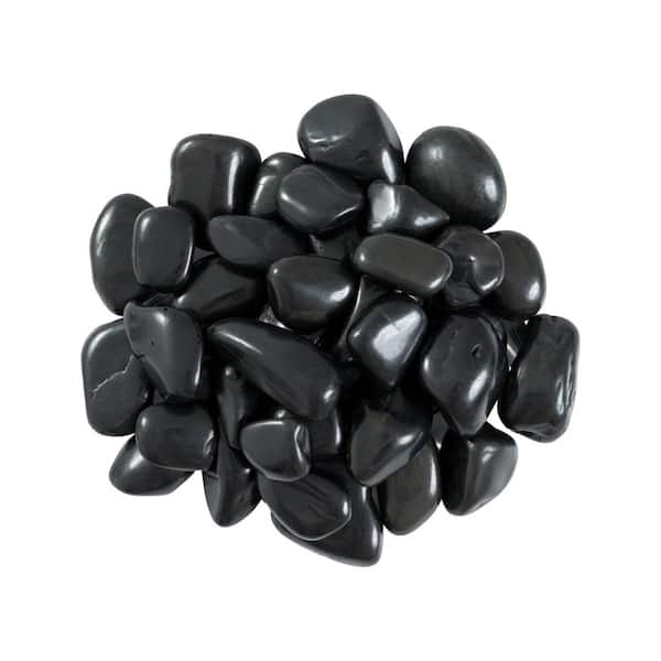 Onyx 0.5 cu. ft. 1 to 2 in. Black Pebbles 30 lb. (56 Bags/Pallet)