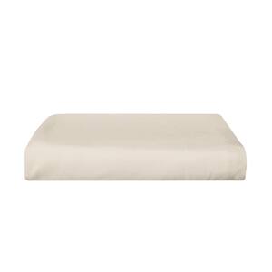 1-Piece Fog, Solid 100% Eucalyptus Lyocell Tencel, Full (90 in. x 105 in.), Smooth  Breathable,Super Soft,Flat Sheet