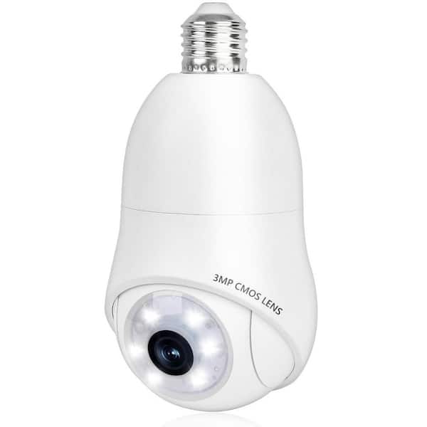 Etokfoks Light Bulb Security Wireless Camera 2K, 360 Pan Tilt WIFI