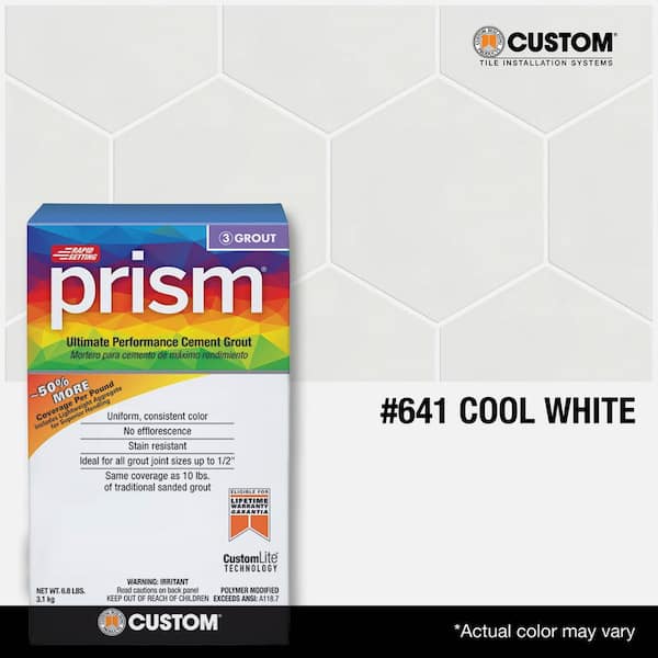 Prism #641 Cool White 17 lb. Ultimate Performance Grout