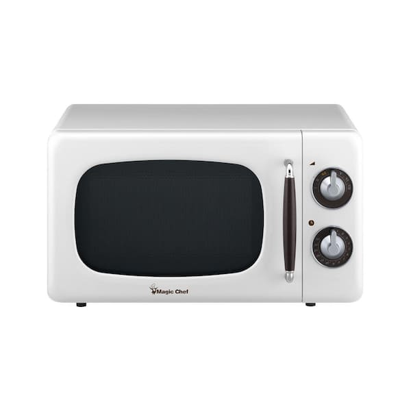 Magic Chef Retro 0.7 cu. ft. Countertop Microwave in White