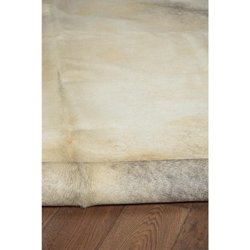 Cowhide Light Brindle 7 ft. x 7 ft. Indoor Area Rug - thumbnail 6