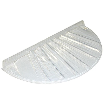 40 in. x 17 in. Low Profile Circular Plastic Window Well Cover