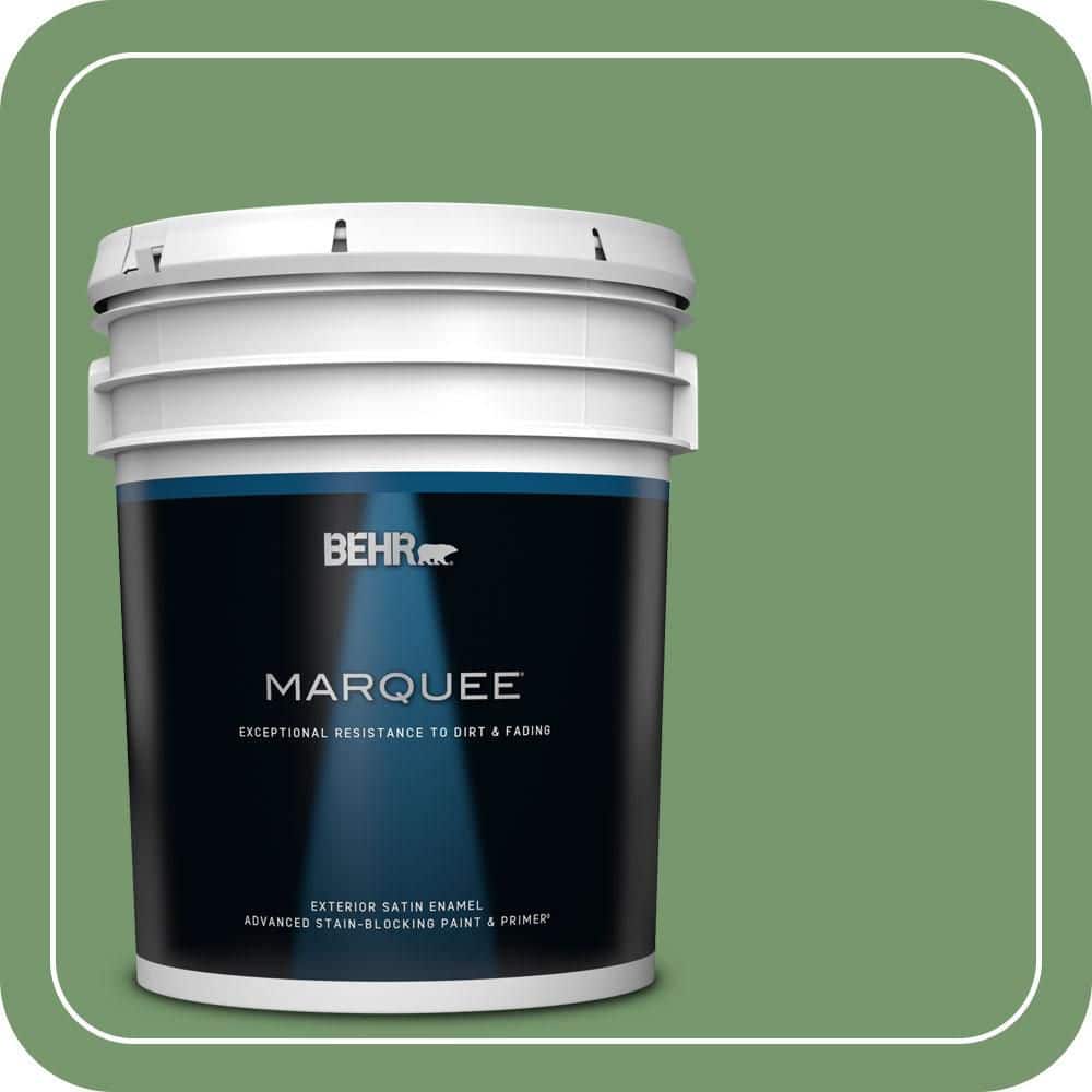 5 gal. #PPU11-03 Botanical Green Satin Enamel Exterior Paint & Primer price history on PriceWatchPro