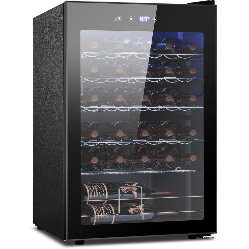 COWSAR 20.28 in. Single Zone 37-Wine Bottles or 145-Cans