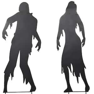 Zombie Silhouette Yard Stakes (Set of 2)