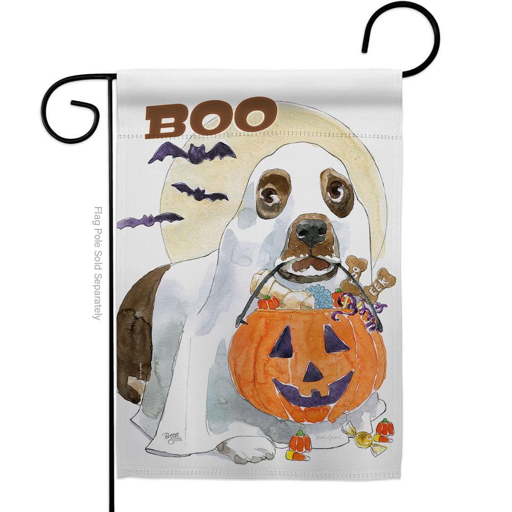 13 in. x 18.5 in. Halloween Boo Doggie Garden Flag Double-Sided Fall Decorative Vertical Flag price history on PriceWatchPro
