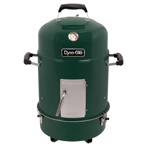 Dyna-Glo Compact 19 in. Dia Charcoal Smoker in High Gloss Forest Green