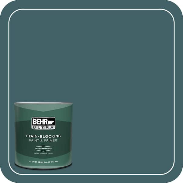 BEHR ULTRA 1 qt. #T17-12 Wanderlust Extra Durable Semi-Gloss Enamel Interior Paint & Primer