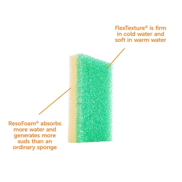 Scrub Daddy Dual-Sided Scrubber + Sponge XL 1ct 810044131925 - The Home  Depot