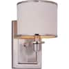 Maxim Lighting Nexus 1-Light Satin Nickel Sconce 12059WTSN - The Home Depot