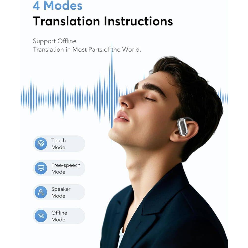 Adrinfly Language Translation Earbuds - Thumbnail 2