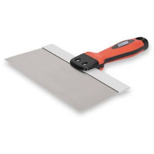 Drywall finishing outlet knife